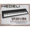 PIANO DE ESCENARIO MEDELI 88 TECLAS SP201/BK