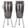 CONGAS JINBAO JBSH3BK NEGRAS 11 3/4" + 12 1/2" | MÚSICA BILBAO