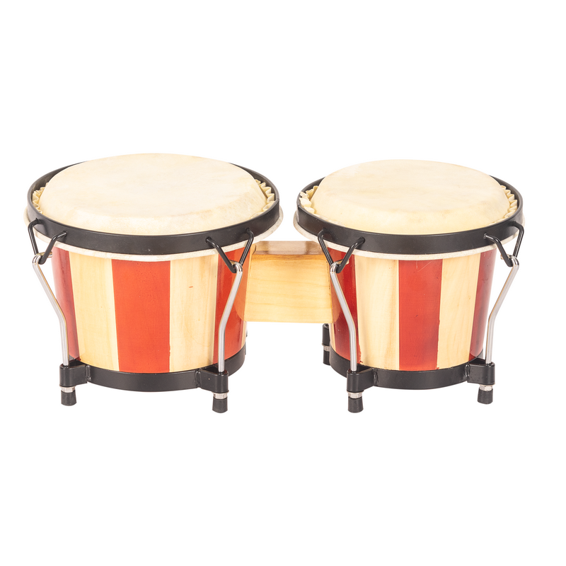 BONGOS JINBAO CON PARCHE DE PIEL DE 6,5" x 7,5"