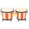 BONGOS JINBAO CON PARCHE DE PIEL DE 6,5" x 7,5"