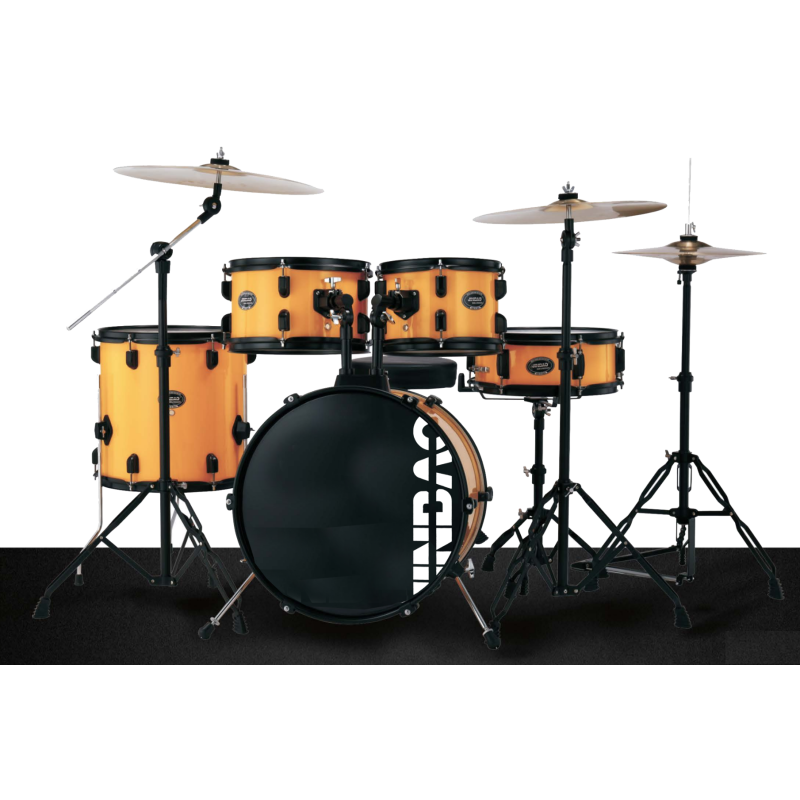 BATERÍA JINBAO BOMBO DE 18" AMARILLO | MÚSICA BILBAO