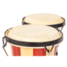 BONGOS JINBAO CON PARCHE DE PIEL DE 6,5" x 7,5"