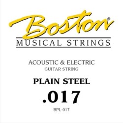 CUERDA BOSTON ELÉCTRICA Y ACÚSTICA 010 ACERO