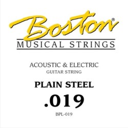 CUERDA BOSTON ELÉCTRICA Y ACÚSTICA 0115 ACERO