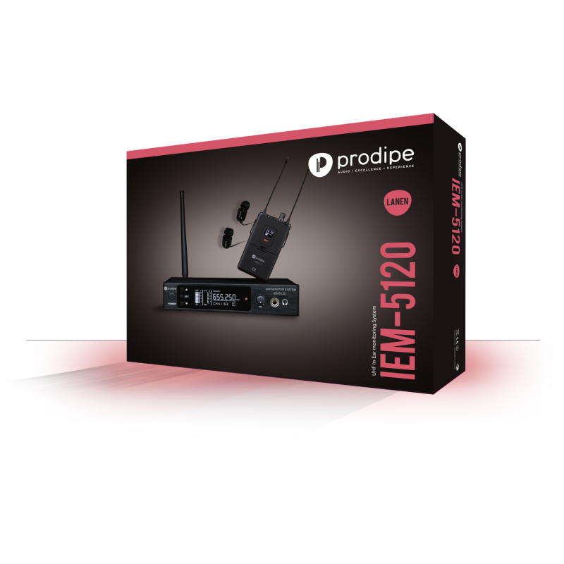 MONITOR PRODIPE INALÁMBRICO MONO IEM5120 UHF | MÚSICA BILBAO