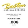 CUERDA BOSTON ELÉCTRICA Y ACÚSTICA 008 ACERO