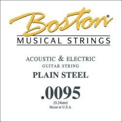 CUERDA BOSTON ELÉCTRICA Y ACÚSTICA 0095 ACERO