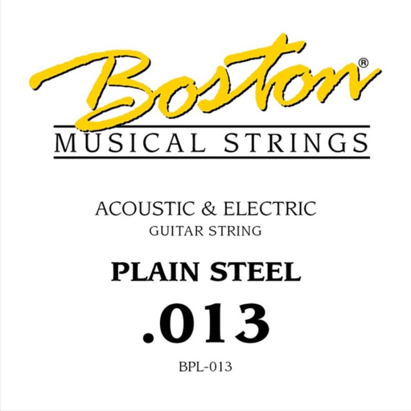 CUERDA BOSTON ELÉCTRICA Y ACÚSTICA 013 ACERO