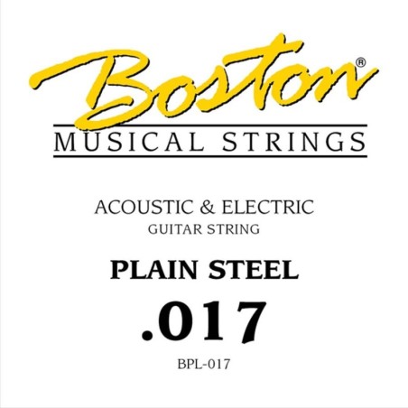 CUERDA BOSTON ELÉCTRICA Y ACÚSTICA 017 ACERO