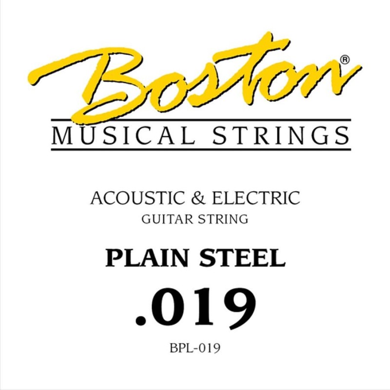 CUERDA BOSTON ELÉCTRICA Y ACÚSTICA 019 ACERO