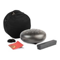 TONGUE DRUM HAYMAN DE 10” DO MAYOR 11 NOTAS GRIS | MÚSICA BILBAO