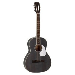 Guit. Parlor Richwood cedro macizo negro | Música Bilbao