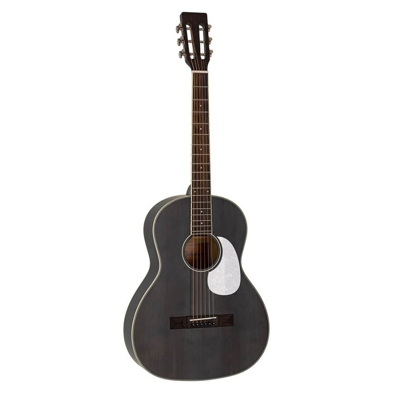 Guit. Parlor Richwood cedro macizo negro | MÚSICA BILBAO