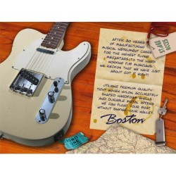 Estuche guitarra eléctrica Boston compartimento