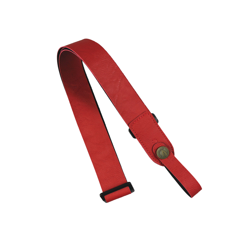 CORREA PARA GUITARRA, BAJO Y UKELELE SERIE ECO VEGANA ROJA | MÚSICA BILBAO