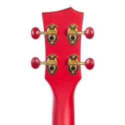 UKELELE DE CONCIERTO CASCHA ROJO DE FIBRA DE CARBONO | MÚSICA BILBAO