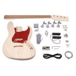 KIT MONTAJE BOSTON BAJO ELÉCTRICO JAZZ BASS CAOBA