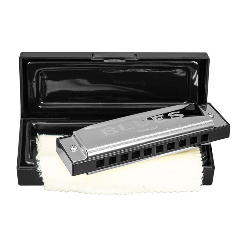 blues harmonica in E, incl. case and cleaning clot | MÚSICA BILBAO