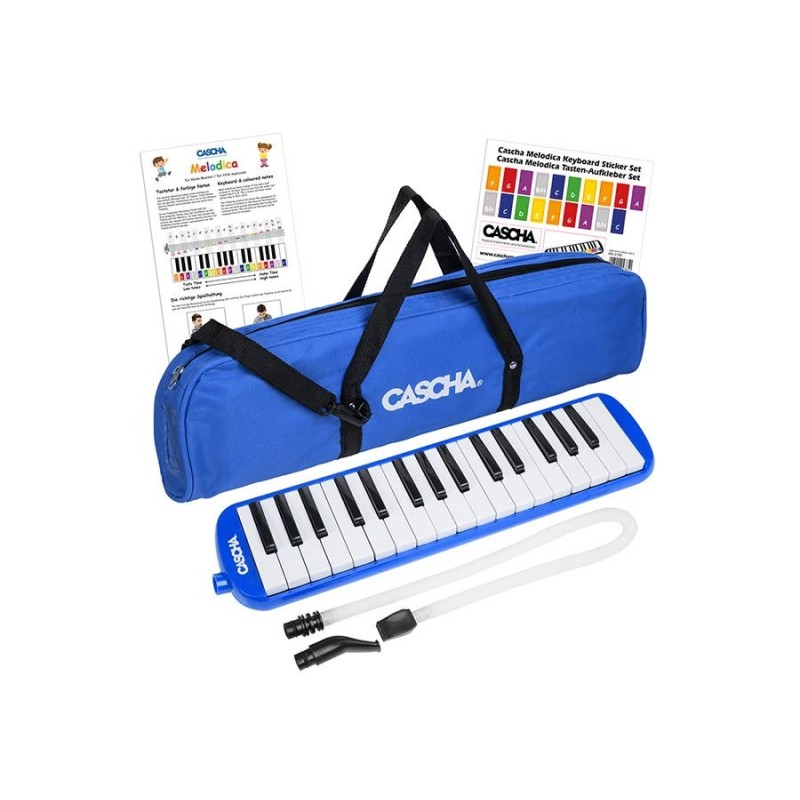 melodica blue, incl. case and mouthpiece | MÚSICA BILBAO