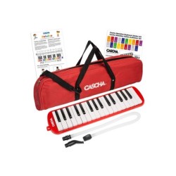 melodica red, incl. case and mouthpiece | MÚSICA BILBAO