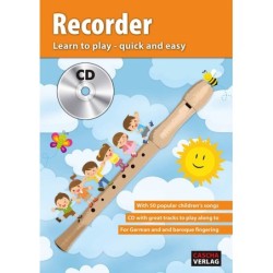 soprano recorder with Baroque fingering, incl. Eng | MÚSICA BILBAO