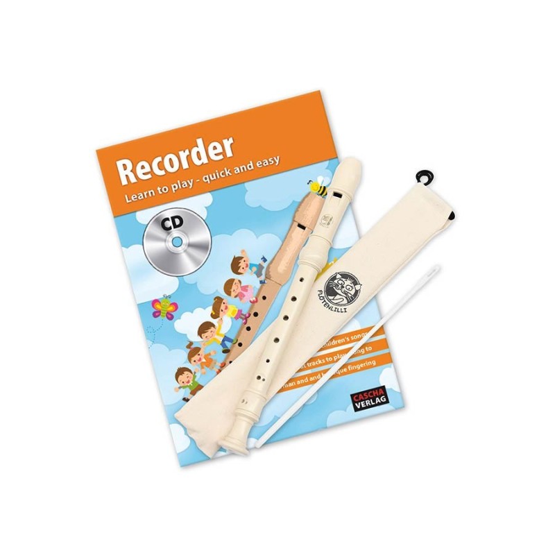 soprano recorder with German fingering, incl. Engl | MÚSICA BILBAO