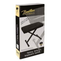 BANQUETA TECLADO  BOSTON MODELO X ASIENTO CUERO