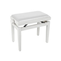 BANCO PIANO BOSTON AJUSTABLE BLANCO/BLANCO
