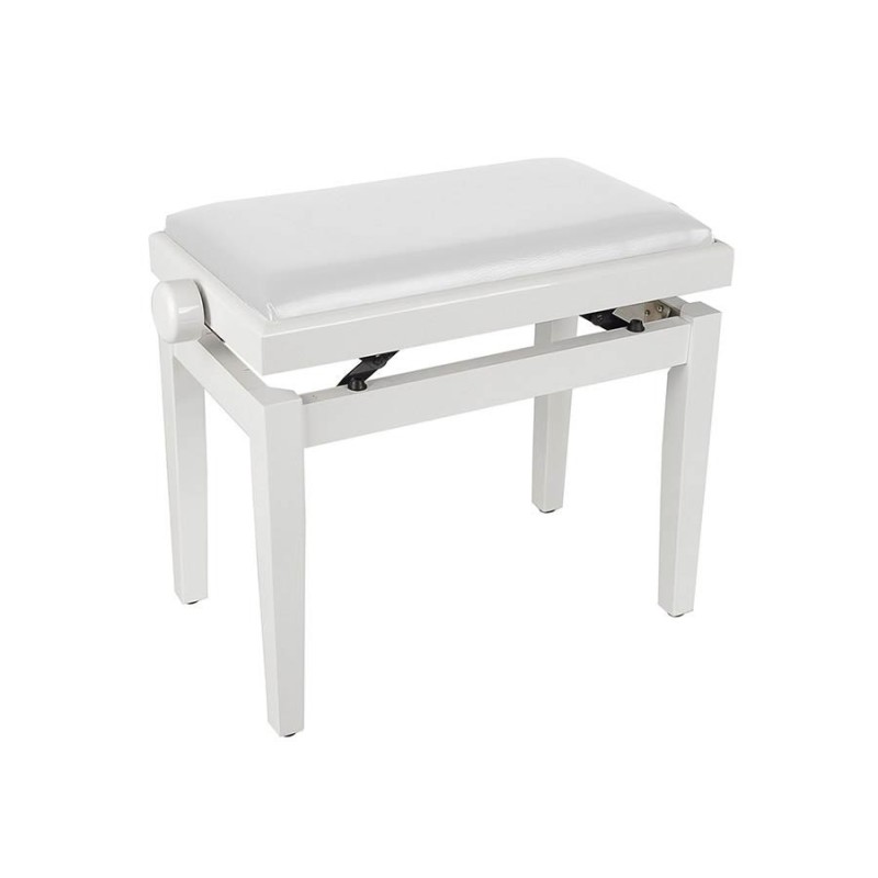 BANCO PIANO BOSTON AJUSTABLE BLANCO/BLANCO
