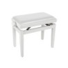BANCO PIANO BOSTON AJUSTABLE BLANCO/BLANCO