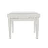 BANCO PIANO BOSTON AJUSTABLE BLANCO/BLANCO