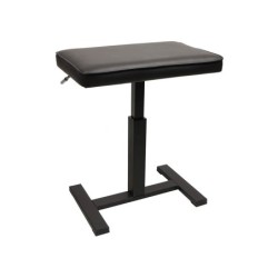 BANCO PIANO BOSTON HIDRÁULICO AJUSTABLE VINILO NEGRO