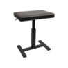 BANCO PIANO BOSTON HIDRÁULICO AJUSTABLE VINILO NEGRO