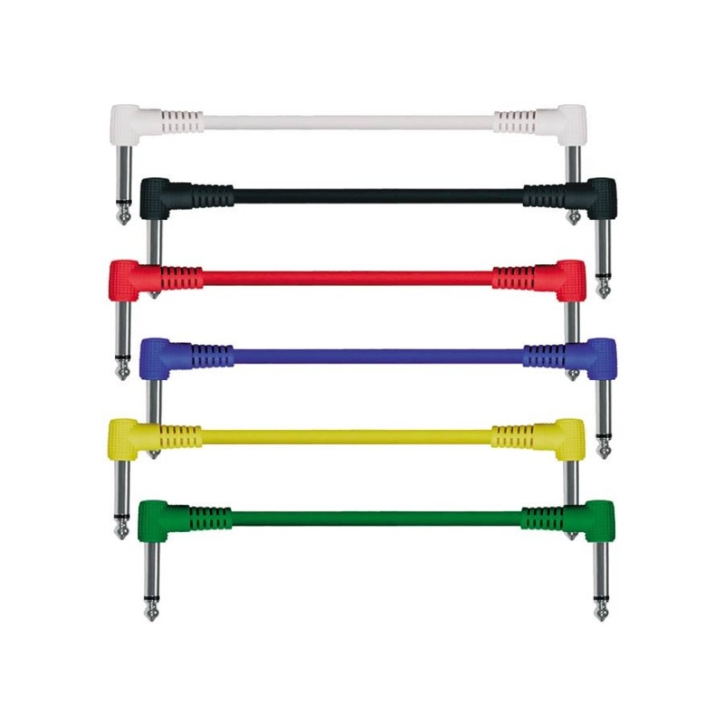 SET DE 6 LATIGUILLOS BOSTON JACK ACODADO/JACK ACODADO 0.3m 6uds