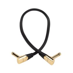 CABLE PLANO BOSTON 0.45m NEGRO JACK X 2