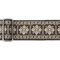 CORREA GAUCHO SERIE TRADICIONAL PARA GUITARRA 50mm CUERO GRIS | MÚSICA BILBAO