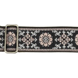 CORREA GAUCHO SERIE DELUXE TRADICIONAL PARA GUITARRA 50mm AMARILLO/NEGRO | MÚSICA BILBAO