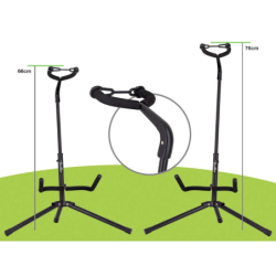 SOPORTE UNIVERSAL BOSTON GUITARRA METAL PLEGABLE NEGRO | MÚSICA BILBAO