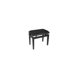 Banco piano Boston ajustable negro terciopelo