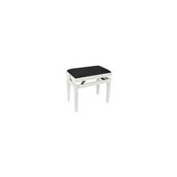 Banco piano Boston ajustable blanco satinado