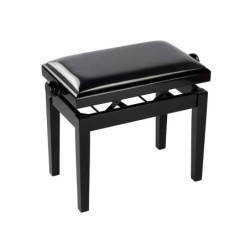 Banco piano Boston ajustable negro vinilo