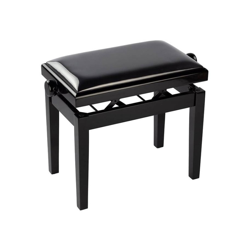 Banco piano Boston ajustable negro vinilo