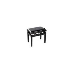 Banco piano Boston ajustable negro vinilo