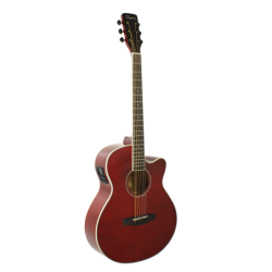 GUITARRA ACÚSTICA DAYTONA MINI JUMBO ROJA | MÚSICA BILBAO