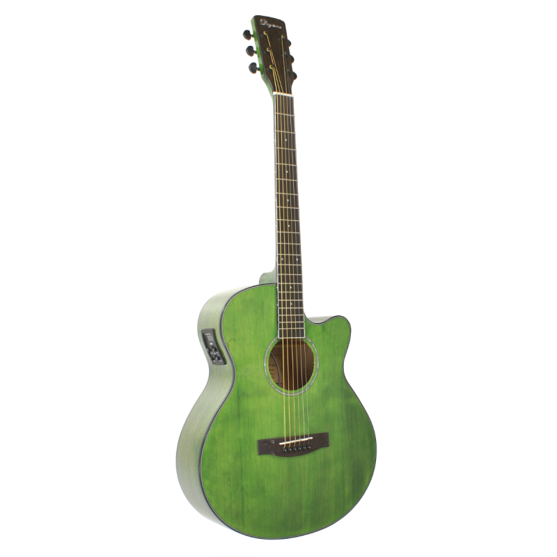 GUITARRA ACÚSTICA DAYTONA MINI JUMBO VERDE | MÚSICA BILBAO