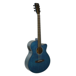 GUITARRA ACÚSTICA DAYTONA MINI JUMBO ELECTRIFICADA AZUL | MÚSICA BILBAO