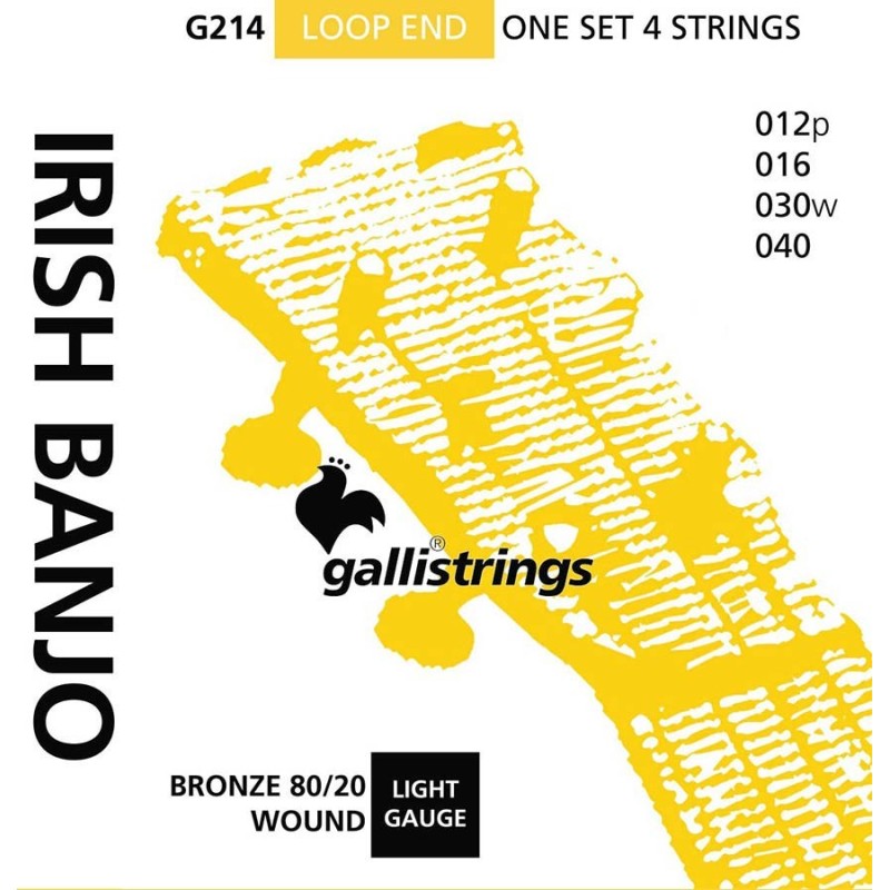 string set Irish tuning tenor banjo bronze wound, | MÚSICA BILBAO