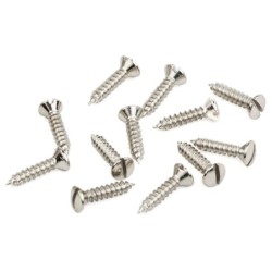 Tornillos para pastillas Fender níquel 12ud