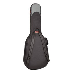 FUNDA BOSTON PARA GUITARRA ACÚSTICA 15 mm negro/gris