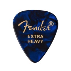 Púas Fender premium 351 extra heavy white 12ud